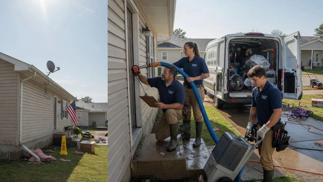 Ceiling Water Damage Restoration in Freeport, OH near me